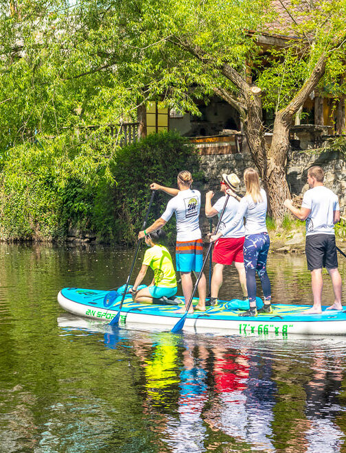 Na big paddleboardu do Zlaté Koruny