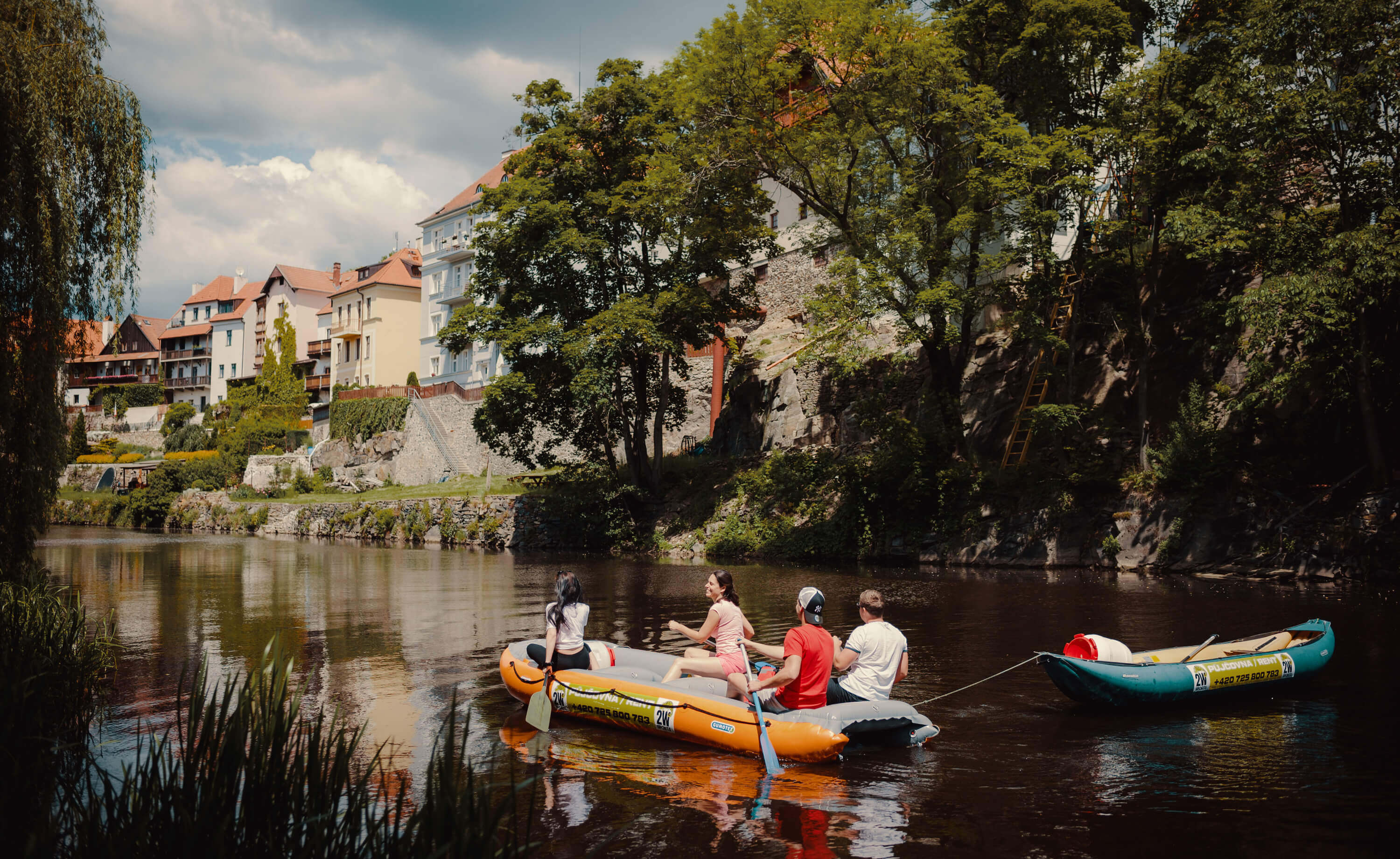 Raftem pres Krumlov