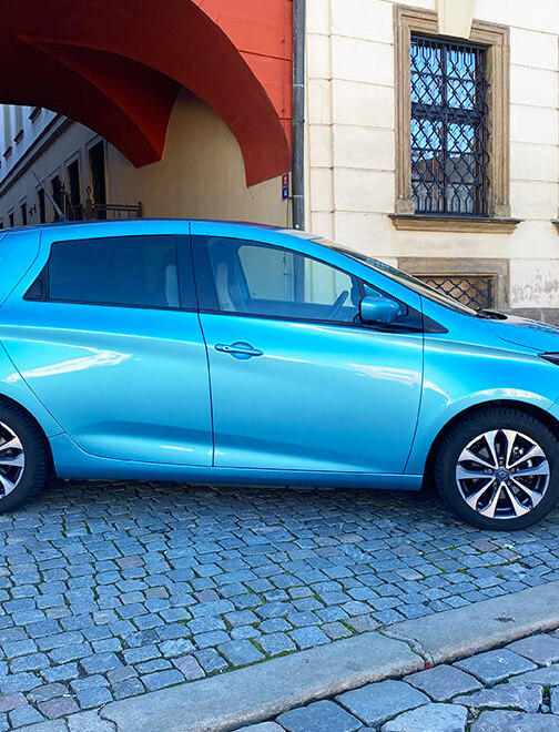 Jízda v elektromobilu ZOE