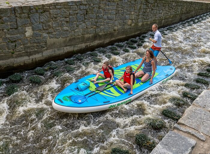 Na big paddleboardu do Zlaté Koruny