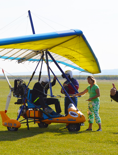 Pilotem motorového rogala