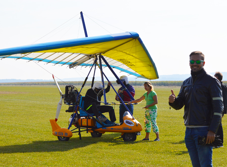 Pilotem motorového rogala