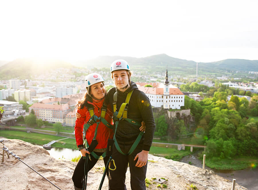 Dva dny na via ferrata v Děčíně