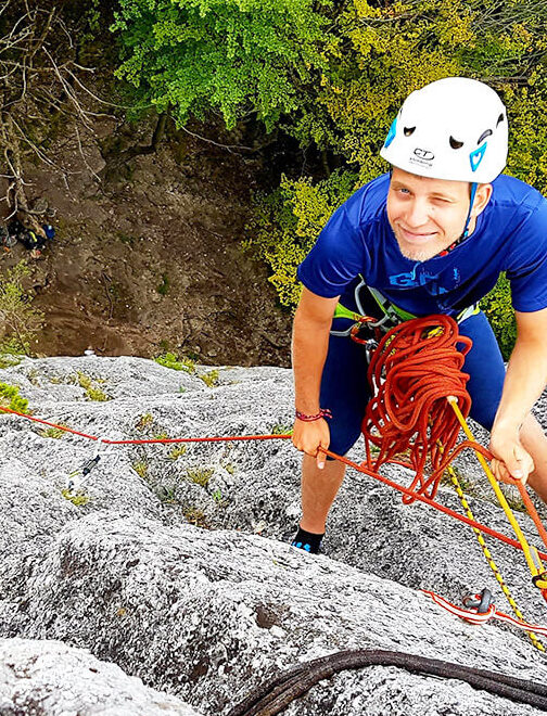 Dvoudenní kurz skalního lezení pro dva