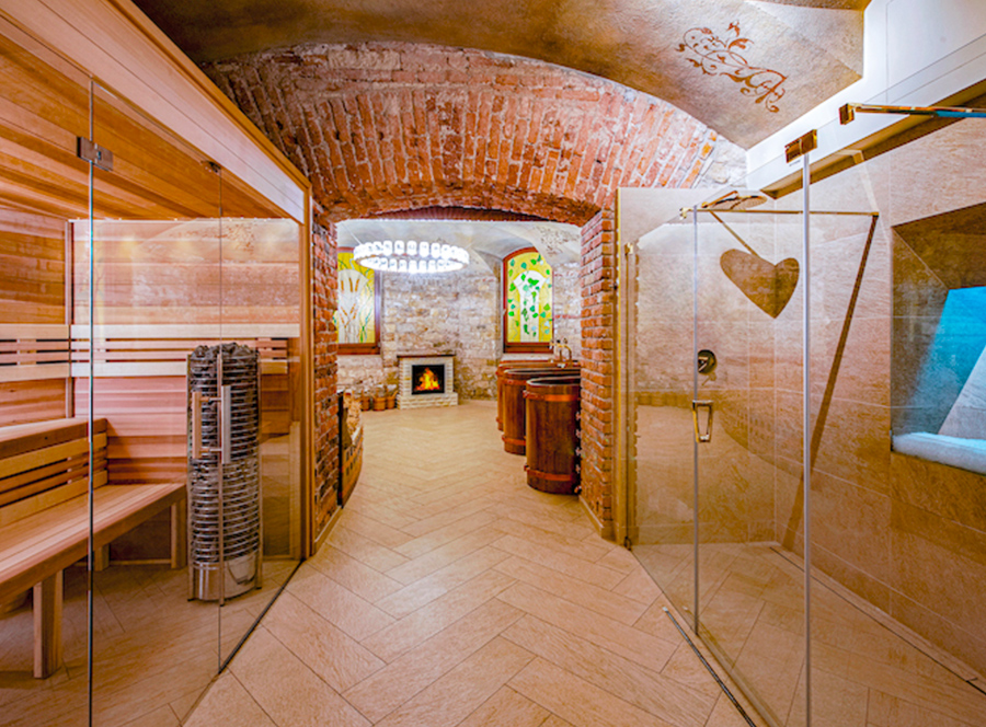 Luxusní pivní wellness s cedrovou saunou