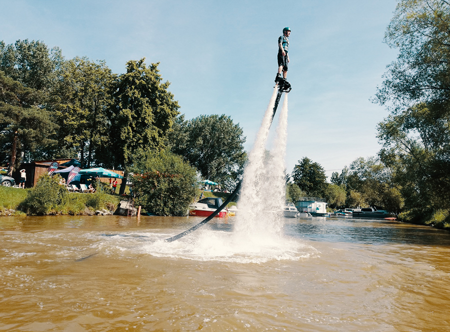 Flyboarding v České Lípě