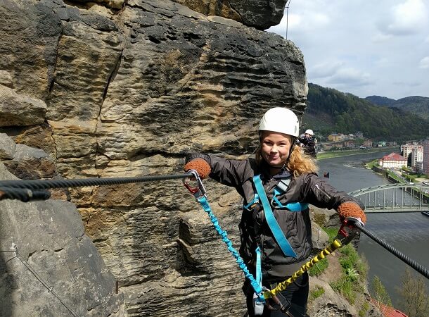 Via Ferrata v Děčíně s průvodcem