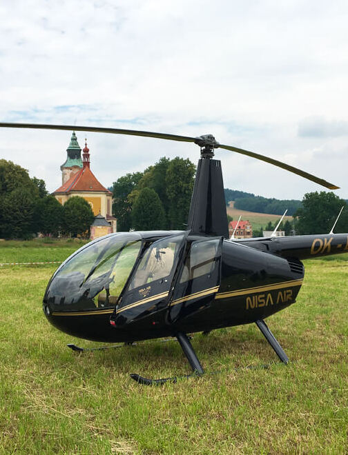Seznamovací let ve vrtulníku R44 pro 3