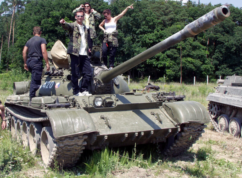 Řízení bojového tanku T-55 - standard