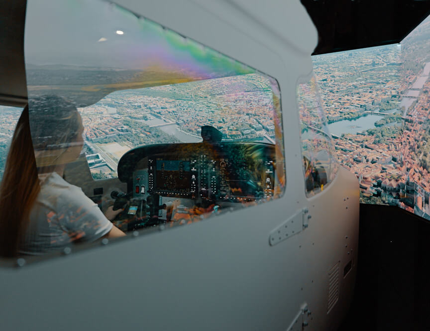 Letecký simulátor Cessna 172