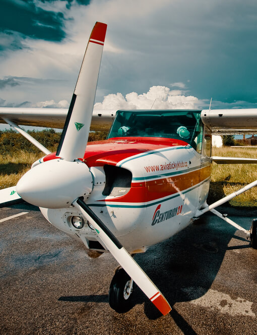 Fotolet s letadlem Cessna 172 pro 3 v Roudnici nad Labem