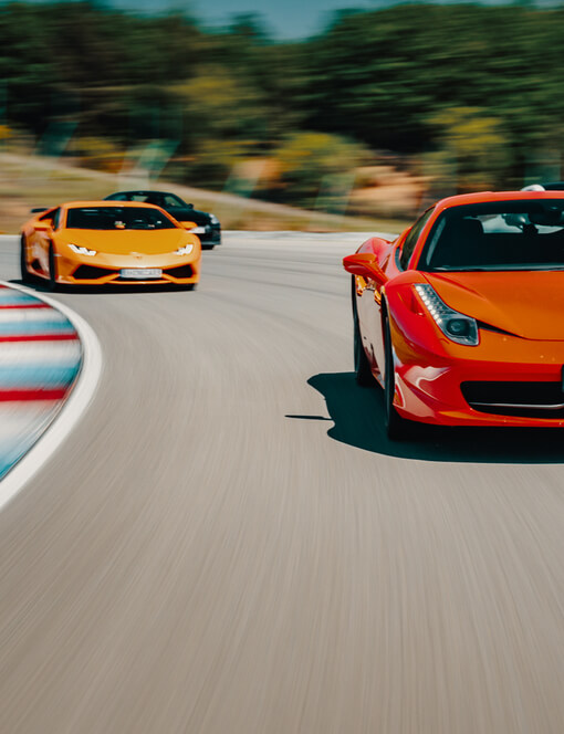 Jízda v Lamborghini nebo Ferrari na Masarykově okruhu