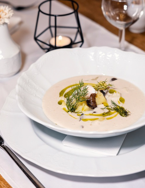 4chodové degustační menu v Krušných horách