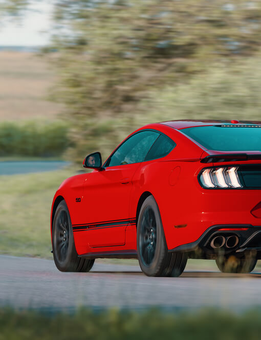 Pronájem Fordu Mustang Coyote V8 v Pardubicích