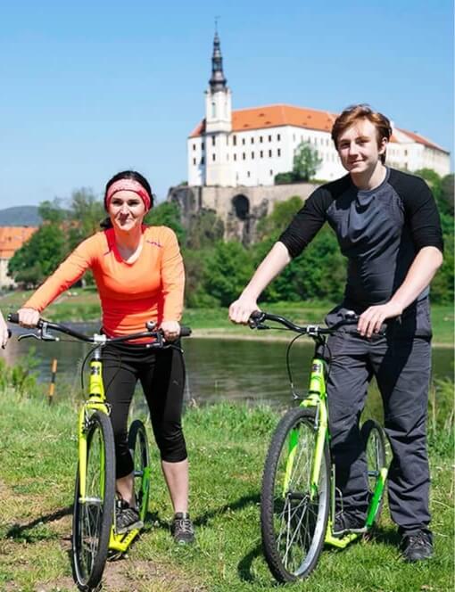 S koloběžkou po krásném Děčíně 