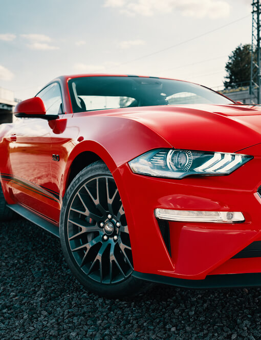 Jízda ve Fordu Mustang Coyote V8 v Pardubicích