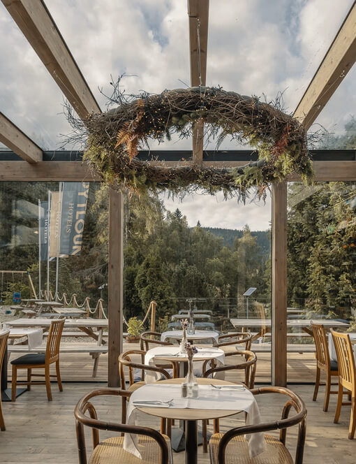4chodové menu v restauraci Končina v Harrachově