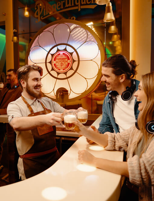 Pilsner Urquell Experience: prohlídka The Original Tour a škola čepovaní v Praze 