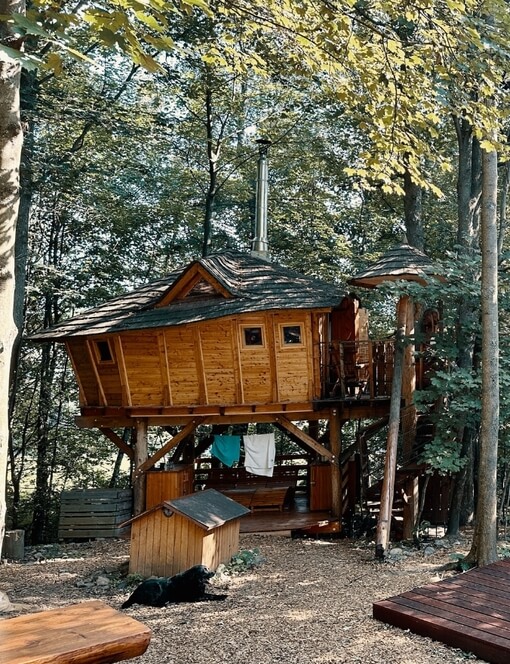 Pobyt v treehouse s vlastní saunou
