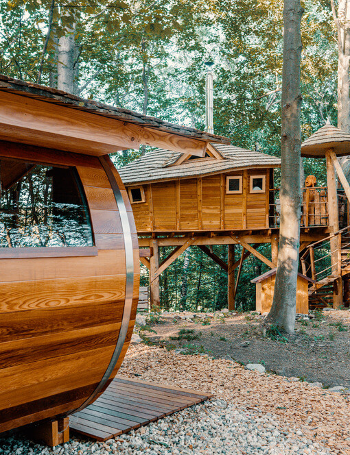Pobyt v treehouse s vlastní saunou