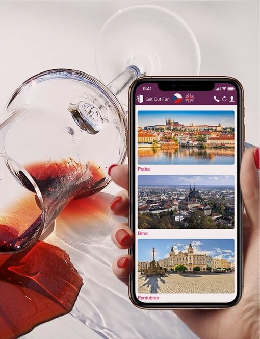 Venkovní únikovka Tour de wine