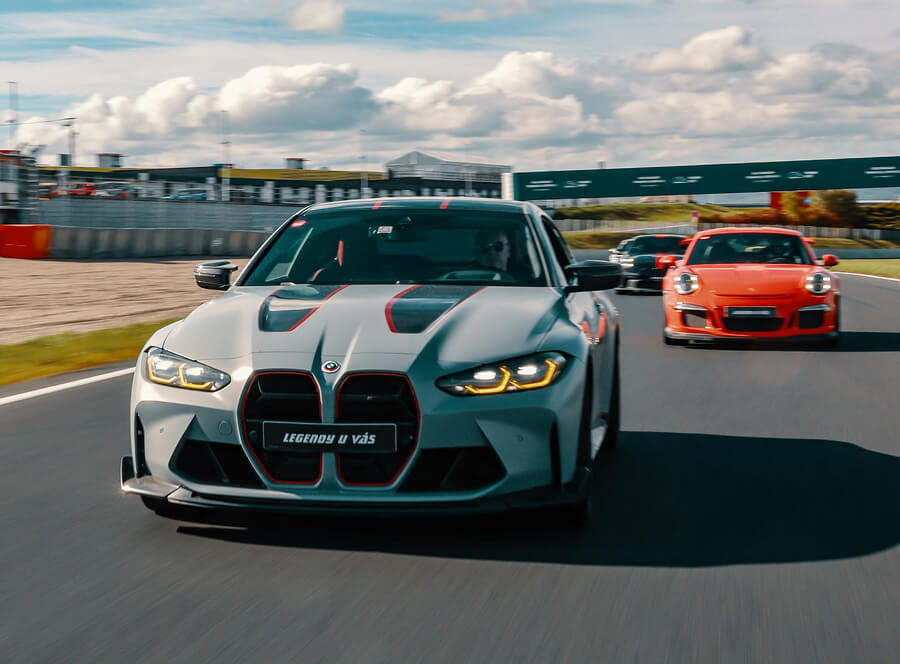 Jízda na okruhu v Porsche GT3 nebo v BMW M4 CSL 