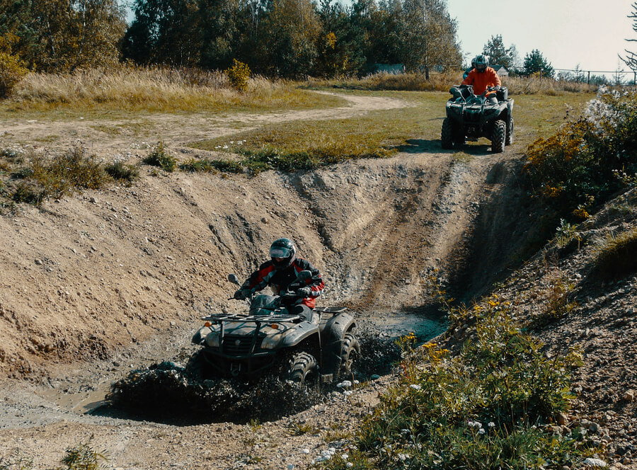 Extreme jízda na čtyřkolkách pro dva