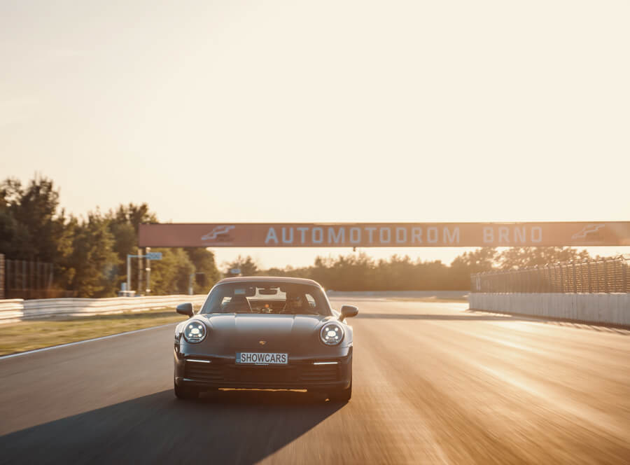Jízda v Porsche 911 Carrera TARGA 4 na polygonu BRNO