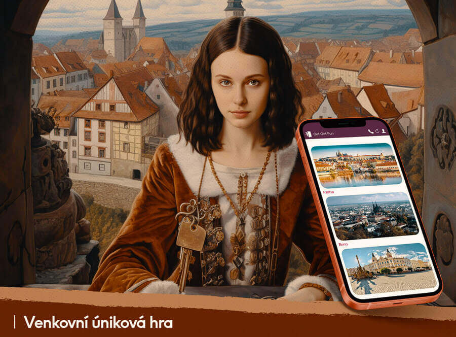 Venkovní únikovka v Českém Krumlově