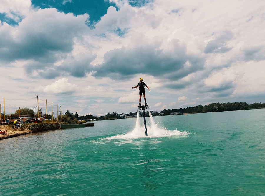 Flyboarding v České Lípě