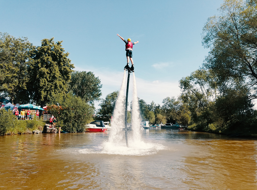 Flyboarding Ejpovice u Plzně