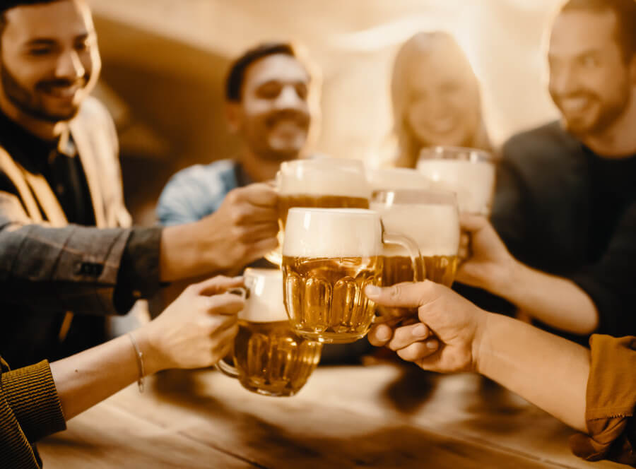 Posezení na Šalandě v Plzeňském Prazdroji