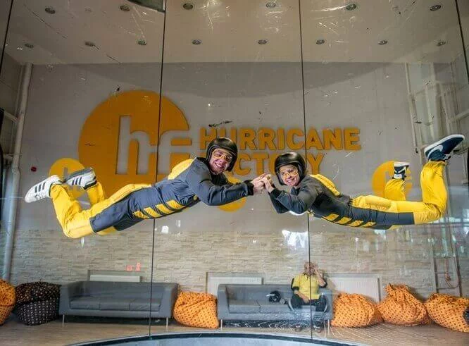 Indoor skydiving