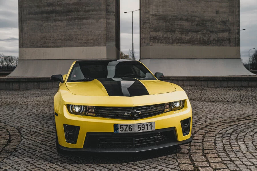 Filmová jízda v Chevroletu Camaro Bumblebee