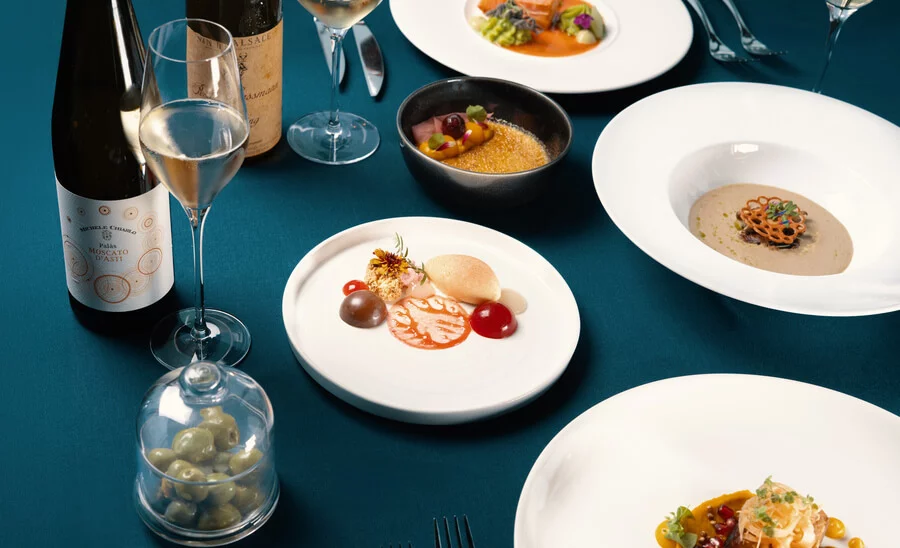 Degustační menu v Žižkovské věži - restaurace Oblaca