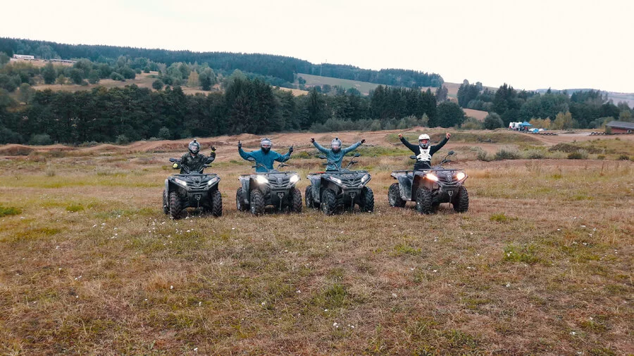 Extreme jízda na čtyřkolkách pro dva