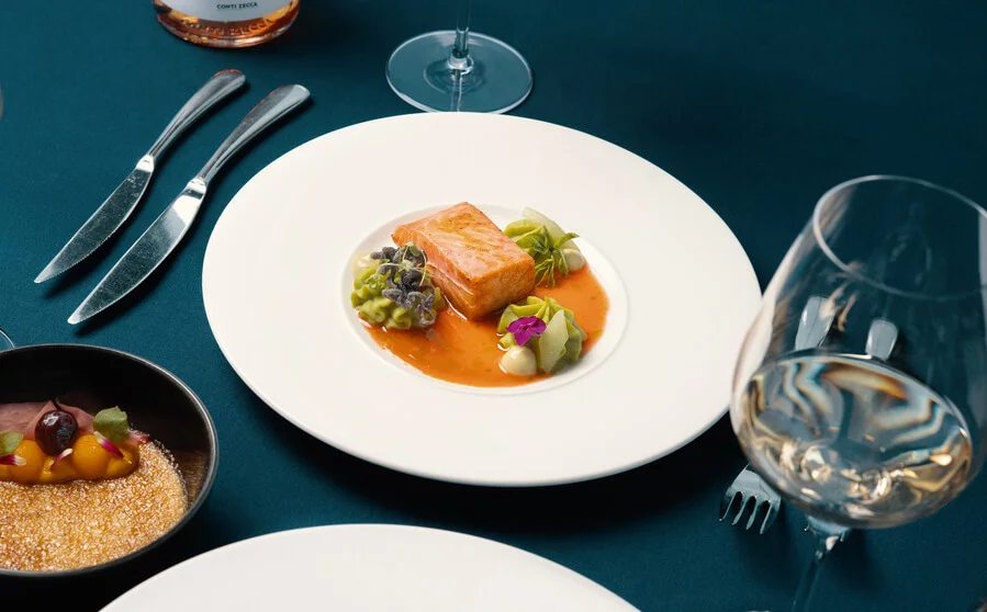 Degustační menu v Žižkovské věži - restaurace Oblaca