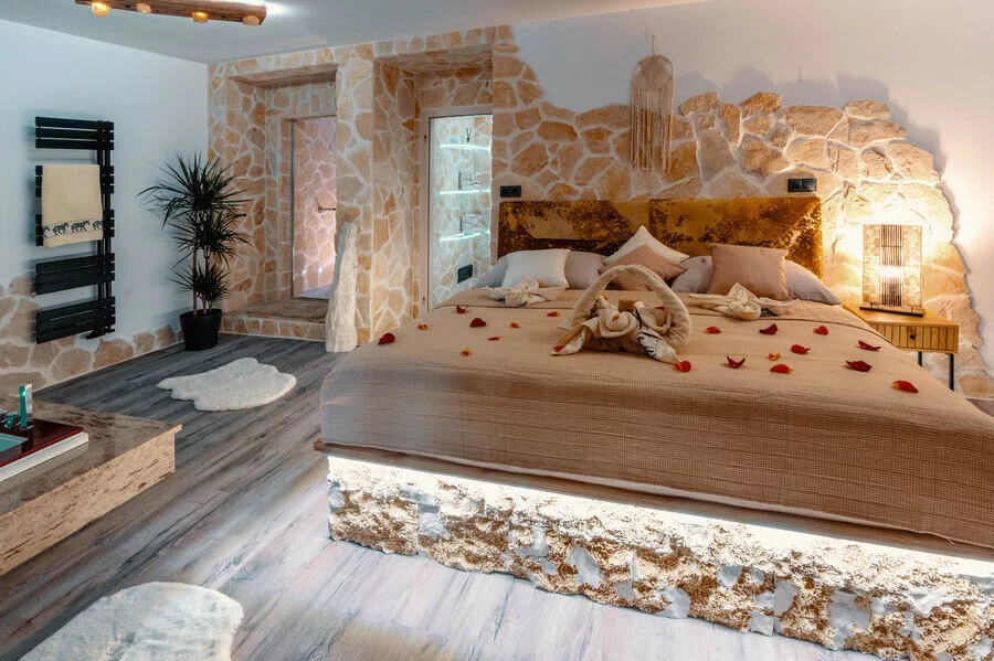 Romantická noc s privátním wellness v Sedlčanech