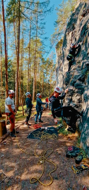 Individuální kurz skalního lezení pro dva