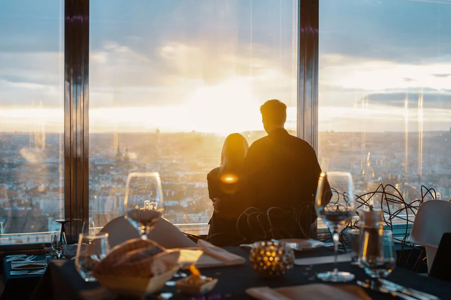 Degustační menu v Žižkovské věži - restaurace Oblaca