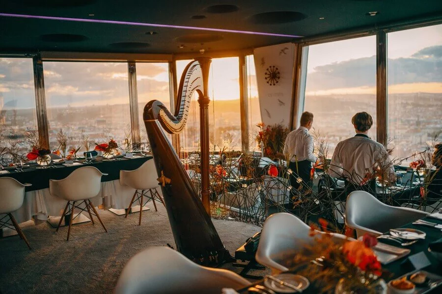 Degustační menu v Žižkovské věži - restaurace Oblaca