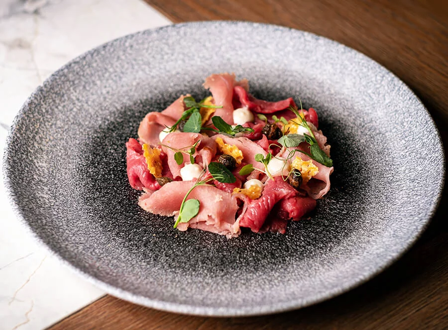 Degustační menu s víny v restauraci Amano