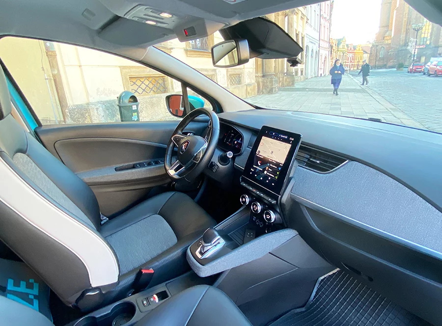 Jízda v elektromobilu ZOE