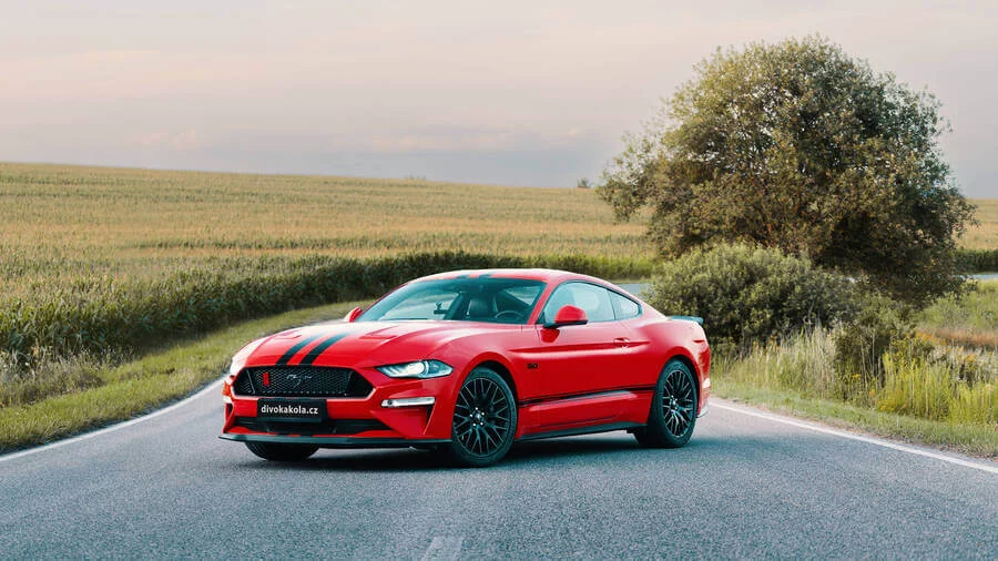 Jízda ve Fordu Mustang Coyote V8 v Olomouci