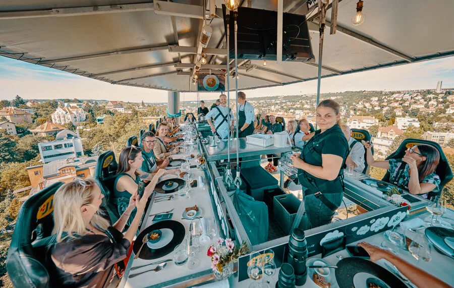 Tapas v oblacích pro dva