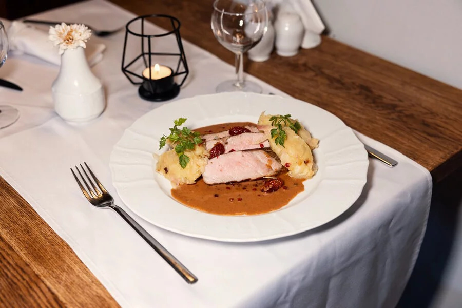 4chodové degustační menu v Krušných horách