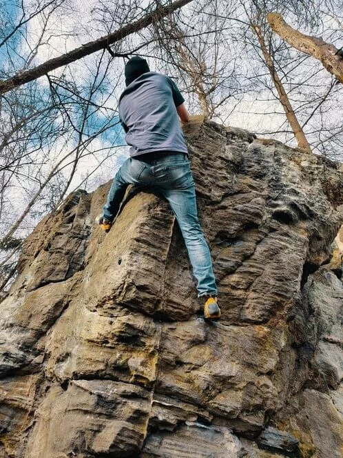 Kurz boulderingu na pískovci