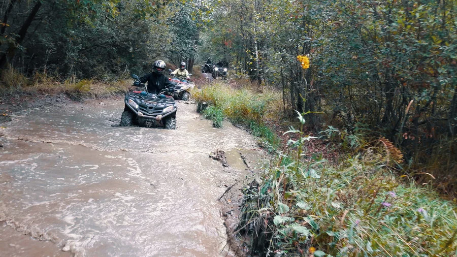 Extreme jízda na čtyřkolkách pro dva