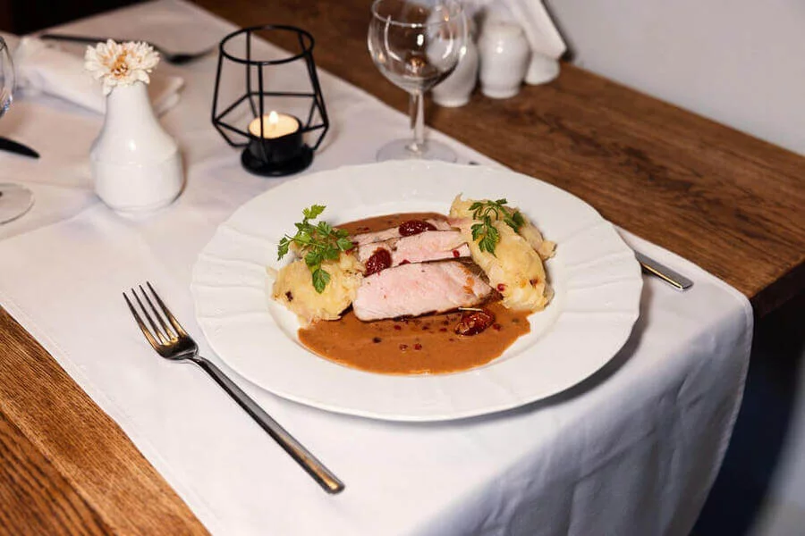 4chodové degustační menu v Krušných horách
