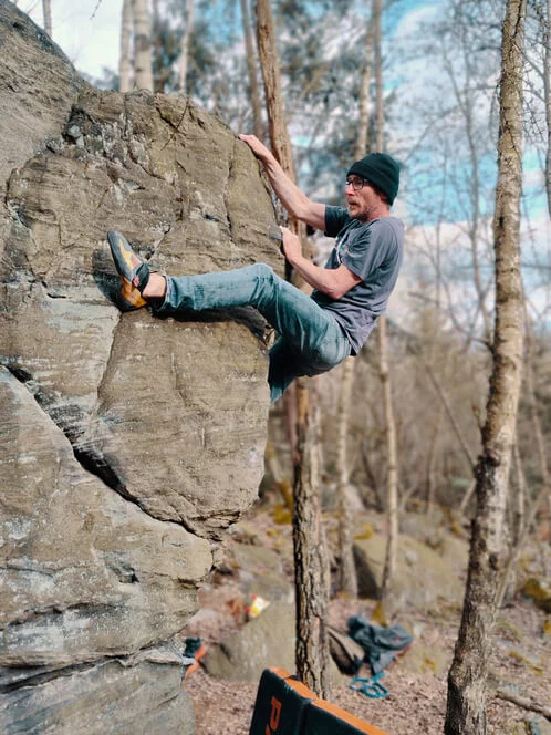 Kurz boulderingu na pískovci